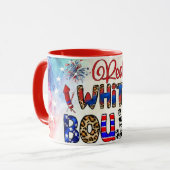 Patriotic 4th of July Mug USA Independence Day Mok (Voorkant links)