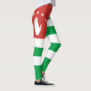 Patriotic Abchazia Flag Leggings