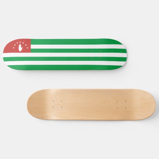 Patriotic Abchazia Flag Persoonlijk Skateboard (Horizontaal)
