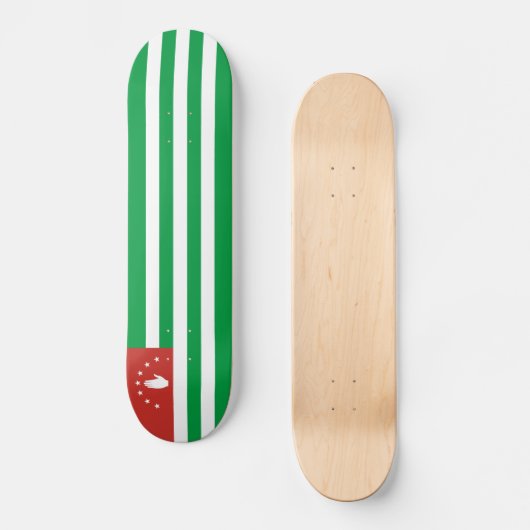 Patriotic Abchazia Flag Persoonlijk Skateboard (Voorkant)