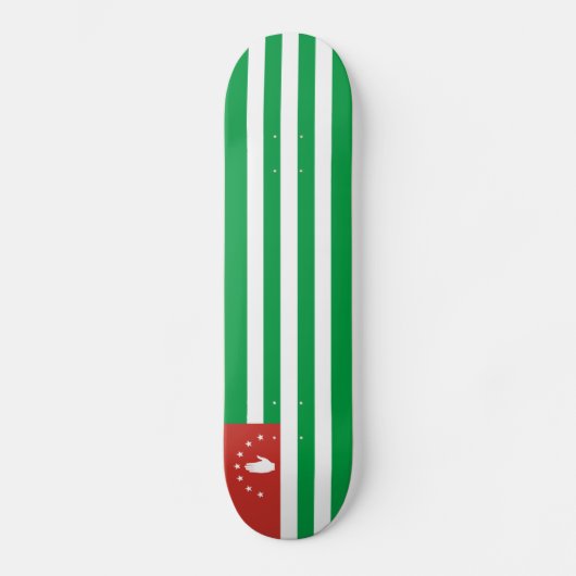 Patriotic Abchazia Flag Persoonlijk Skateboard (Voorkant)
