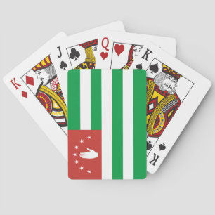 Patriotic Abchazia Flag Pokerkaarten