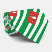 Patriotic Abchazia Flag Stropdas (Opgerold)