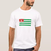 Patriotic Abchazia Flag T-shirt (Voorkant)