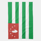 Patriotic Abchazia Flag Theedoek (Verticaal)