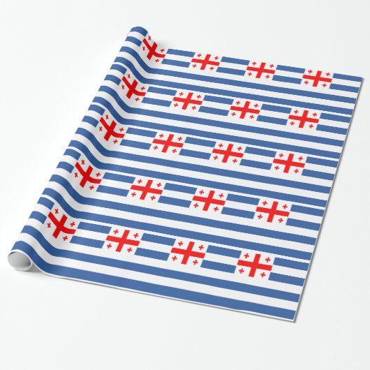 Patriotic Adjara Flag Cadeaupapier (Uitgerold)