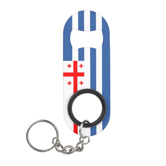 Patriotic Adjara Flag Mini Flessenopener (Voorkant)