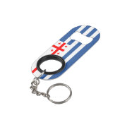 Patriotic Adjara Flag Mini Flessenopener (Achterkant Gekanteld)