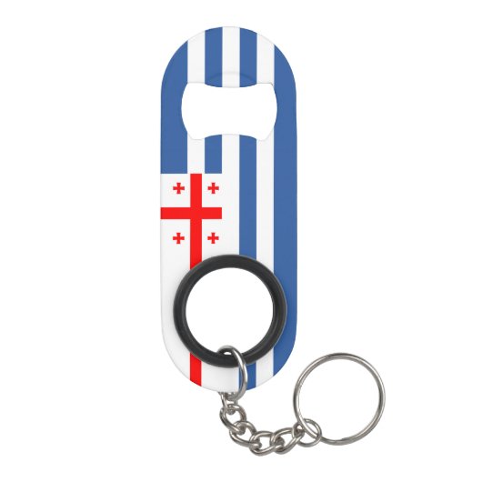 Patriotic Adjara Flag Mini Flessenopener (Achterkant)