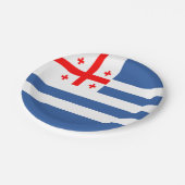 Patriotic Adjara Flag Papieren Bordje (Gekanteld)