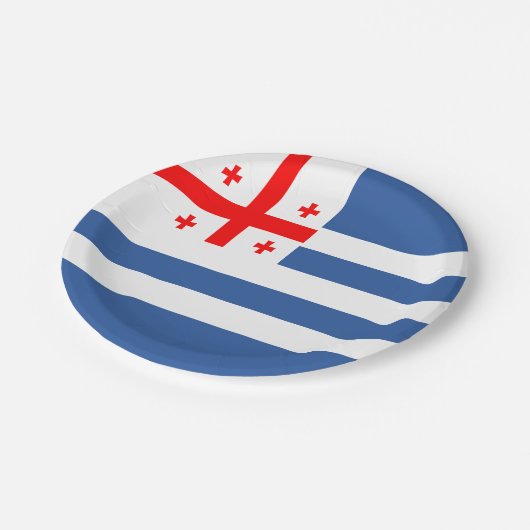 Patriotic Adjara Flag Papieren Bordje (Gekanteld)