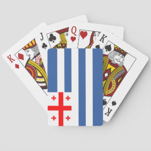 Patriotic Adjara Flag Pokerkaarten