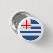 Patriotic Adjara Flag Ronde Button 3,2 Cm (Voorkant /achterkant)