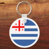 Patriotic Adjara Flag Sleutelhanger (Voorkant)