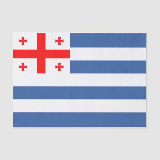 Patriotic Adjara Flag Tissuepapier (Voorkant)