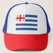 Patriotic Adjara Flag Trucker Pet (Voorkant)