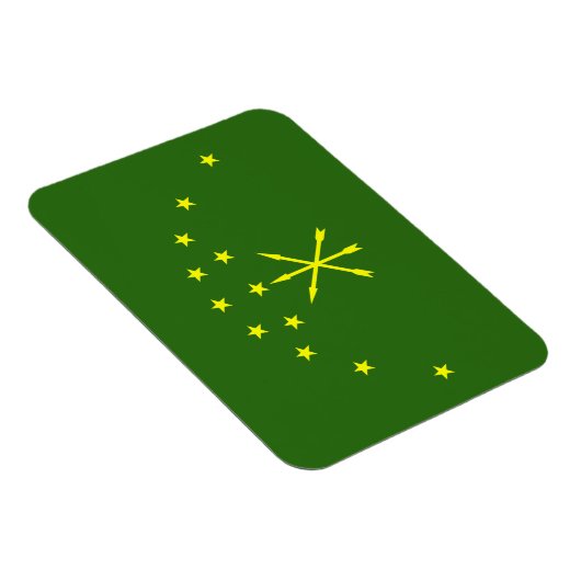 Patriotic Adygea Flag Magneet (Rechterzijde)
