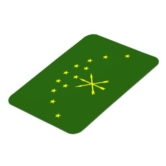 Patriotic Adygea Flag Magneet (Linkerzijde)