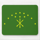 Patriotic Adygea Flag Muismat (Voorkant)