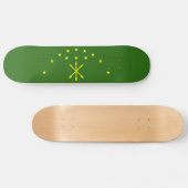 Patriotic Adygea Flag Persoonlijk Skateboard (Horizontaal)