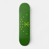 Patriotic Adygea Flag Persoonlijk Skateboard (Voorkant)