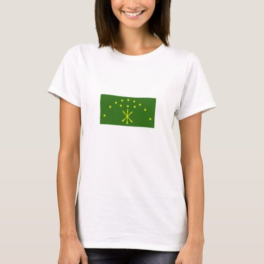 Patriotic Adygea Flag T-shirt (Voorkant)