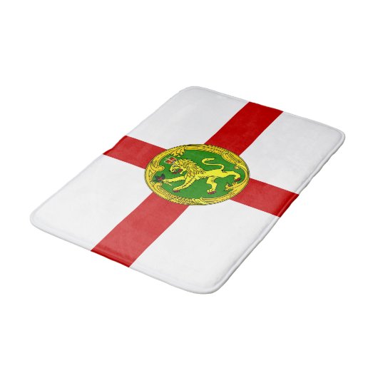 Patriotic Alderney Flag Badmat (Gekanteld)