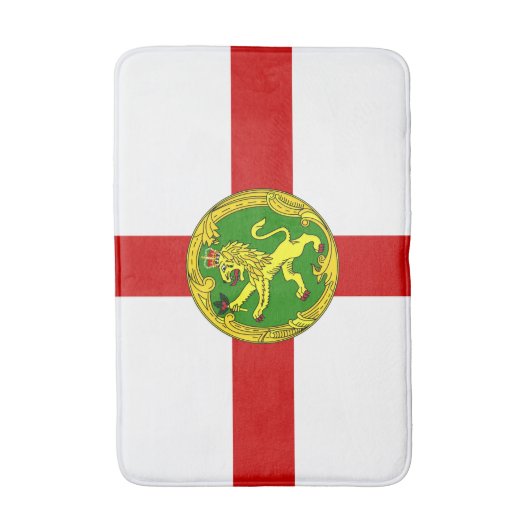 Patriotic Alderney Flag Badmat (Voorkant Verticaal)