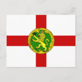 Patriotic Alderney Flag Briefkaart (Voorkant)
