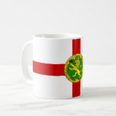 Patriotic Alderney Flag Koffiemok (Voorkant links)