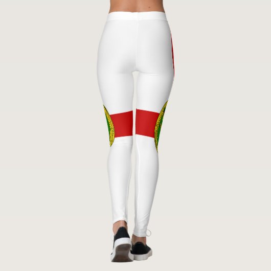 Patriotic Alderney Flag Leggings (Achterkant)