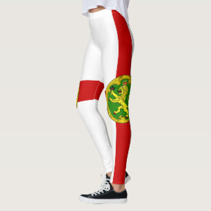 Patriotic Alderney Flag Leggings