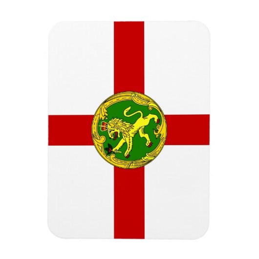 Patriotic Alderney Flag Magneet (Verticaal)