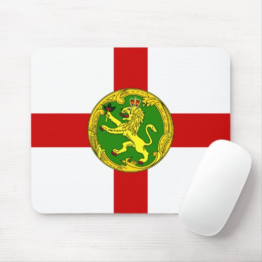 Patriotic Alderney Flag Muismat (Met muis)