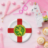 Patriotic Alderney Flag Papieren Bordje (Feest)