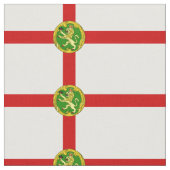 Patriotic Alderney Flag Stof (Close Up)