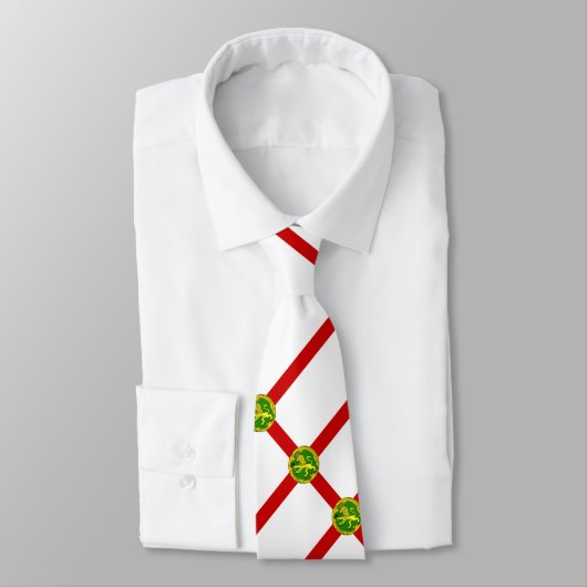 Patriotic Alderney Flag Stropdas (Gebonden)