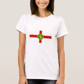 Patriotic Alderney Flag T-shirt (Voorkant)