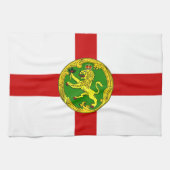 Patriotic Alderney Flag Theedoek (Horizontaal)