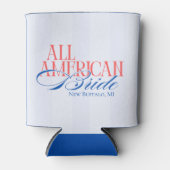 Patriotic All American Bride Bachelorette Blikjeskoeler (Voorkant)