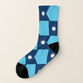 Patriotic All Over Print Socks Flag of Minnesota Sokken (Links - buitenkant)