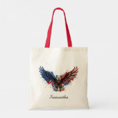 Patriotic America 1776-2026 Personalized  Tote Bag (Achterkant)