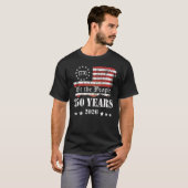 Patriotic America 250th Vintage Flag Distressed T-shirt (Voorkant volledig)