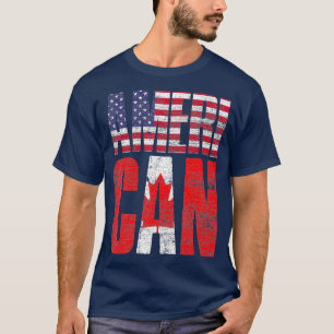 Patriotic American Canada T-shirt
