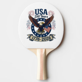 Patriotic American Eagle 250 Years 1776-2026 Tafeltennisbatje