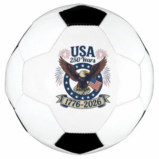 Patriotic American Eagle 250 Years 1776-2026 Voetbal