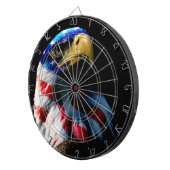 Patriotic American Eagle Dartbord (Voorkant Rechts)