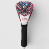 Patriotic American Eagle Golfheadcover (Voorkant)