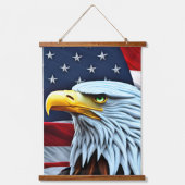 Patriotic American Eagle Hangend Wandkleed (Voorkant)