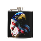 Patriotic American Eagle Heupfles (Voorkant)